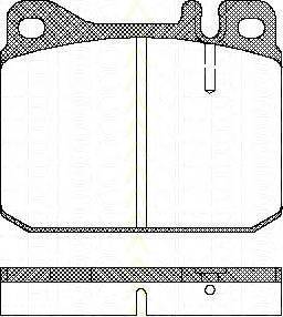 Комплект тормозных колодок, дисковый тормоз BUDWEG CALIPER 520242