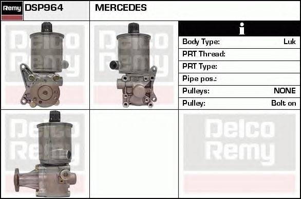 Гидравлический насос, рулевое управление DELCO REMY DSP964