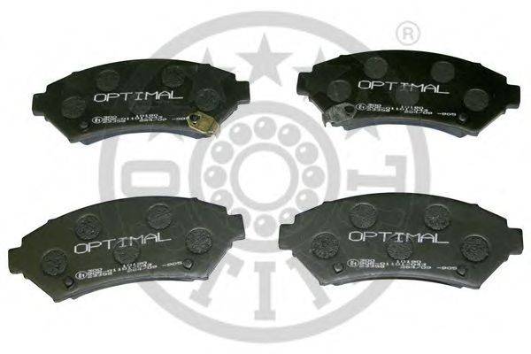 Комплект тормозных колодок, дисковый тормоз OPTIMAL 23359