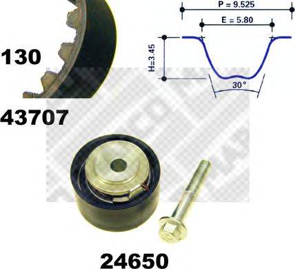 Комплект ремня ГРМ MAPCO 23631