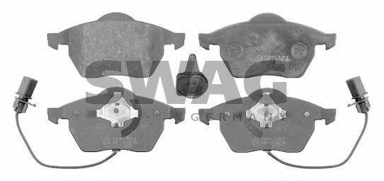 Комплект тормозных колодок, дисковый тормоз SWAG 30916060