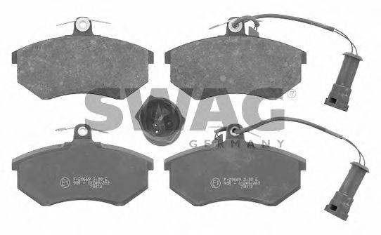 Комплект тормозных колодок, дисковый тормоз SWAG 0252066919