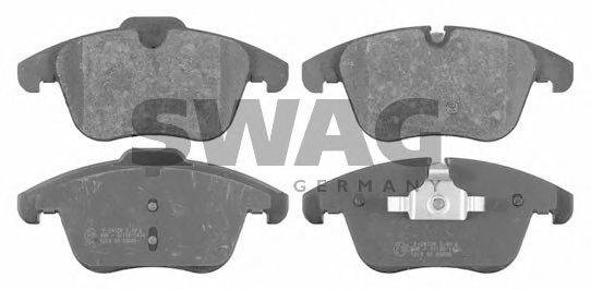 Комплект тормозных колодок, дисковый тормоз SWAG 0252412319