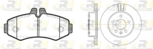 Комплект тормозов, дисковый тормозной механизм ROADHOUSE 870100