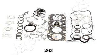 Комплект прокладок, двигатель JAPANPARTS KM-263