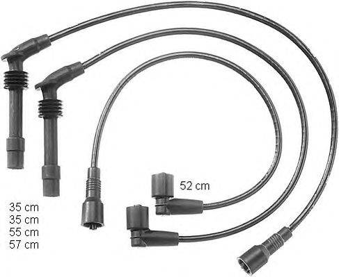 Комплект проводов зажигания BERU ZEF998