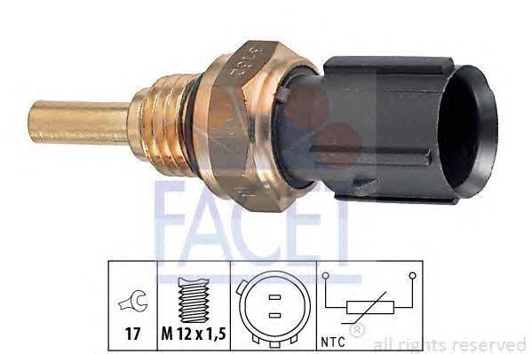 Датчик, температура масла; Датчик, температура охлаждающей жидкости; Датчик, температура охлаждающей жидкости; Датчик, температура охлаждающей жидкости FACET 73162
