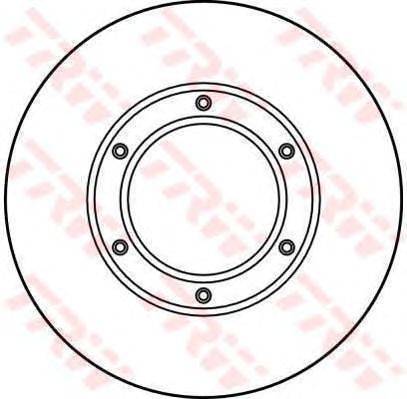 Тормозной диск TRW DF1946