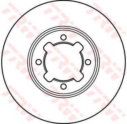 Тормозной диск TRW DF2618