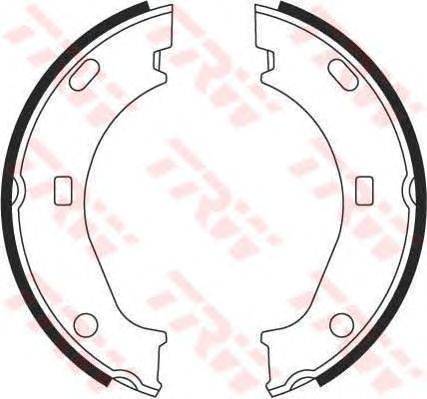 Комплект тормозных колодок, стояночная тормозная система TRW GS8242