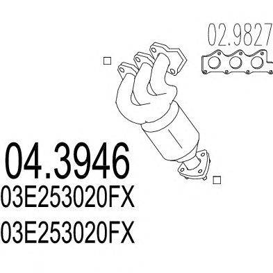 Катализатор MTS 04.3946