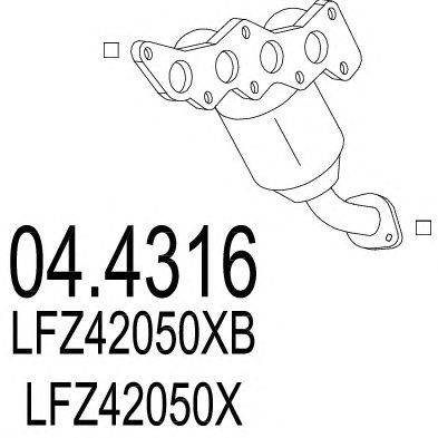 Катализатор MTS 04.4316
