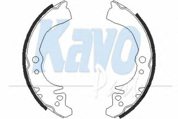 Комплект тормозных колодок KAVO PARTS BS1907