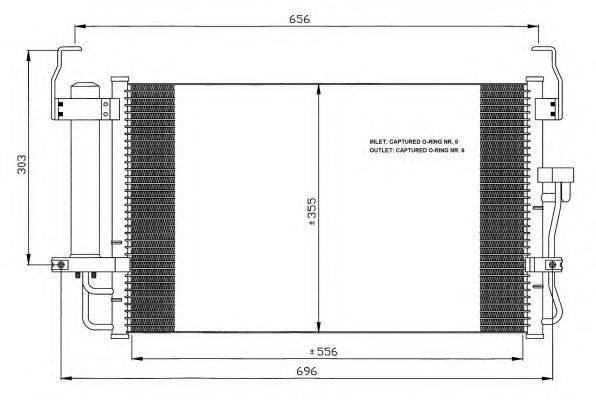 Конденсатор, кондиционер NRF 35474