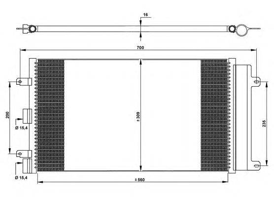 Конденсатор, кондиционер NRF 35752