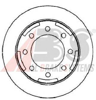 Тормозной диск DELCO REMY 55055