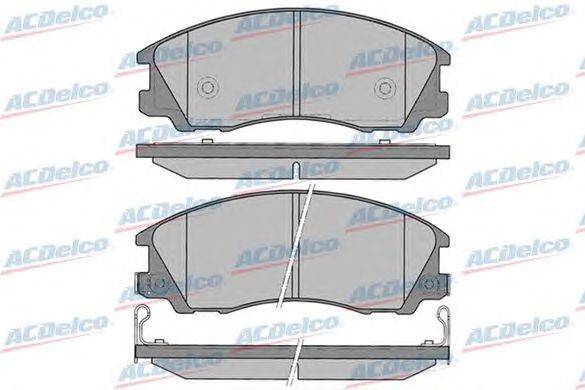 Комплект тормозных колодок, дисковый тормоз ACDelco AC859481D