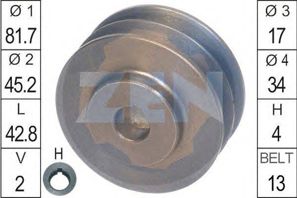 Ременный шкив, генератор ERA 219004