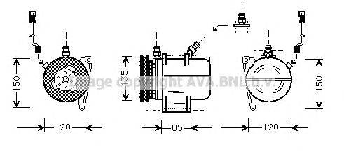 Компрессор, кондиционер AVA QUALITY COOLING BWK016