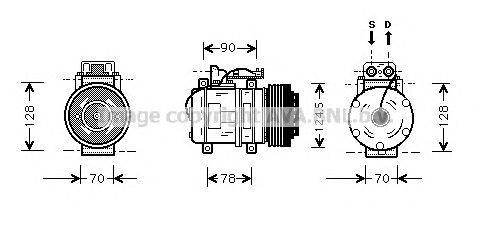 Компрессор, кондиционер AVA QUALITY COOLING MSK052