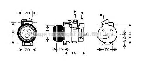 Компрессор, кондиционер AVA QUALITY COOLING MSK428