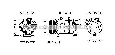 Компрессор, кондиционер AVA QUALITY COOLING PEK323