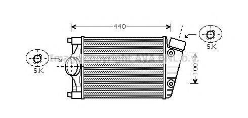 Интеркулер AVA QUALITY COOLING PR4047