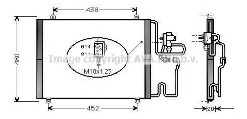 Конденсатор, кондиционер AVA QUALITY COOLING RT5248