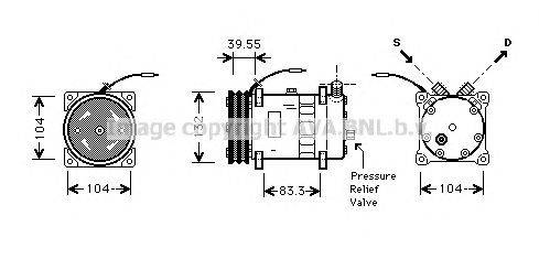 Компрессор, кондиционер AVA QUALITY COOLING UVAK113