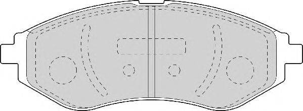 Комплект тормозных колодок, дисковый тормоз DURON DBP201699