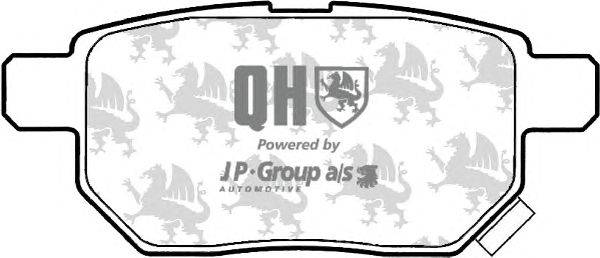 Комплект тормозных колодок, дисковый тормоз JP GROUP BP1618