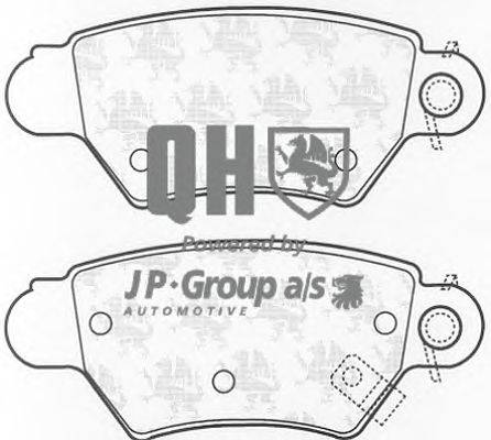 Комплект тормозных колодок, дисковый тормоз JP GROUP BP985