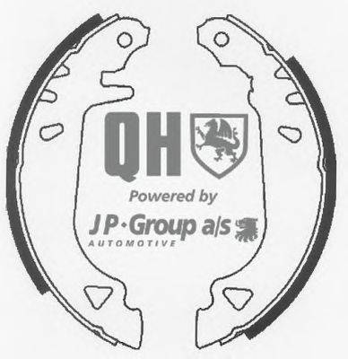 Комплект тормозных колодок JP GROUP BS775