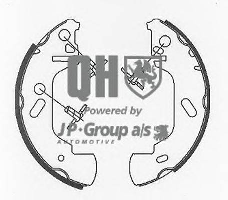 Комплект тормозных колодок JP GROUP BS921