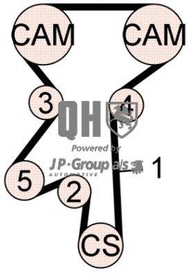 Комплект ремня ГРМ JP GROUP QBK762