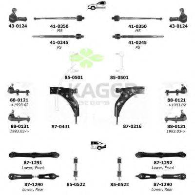 Подвеска колеса KAGER 800065