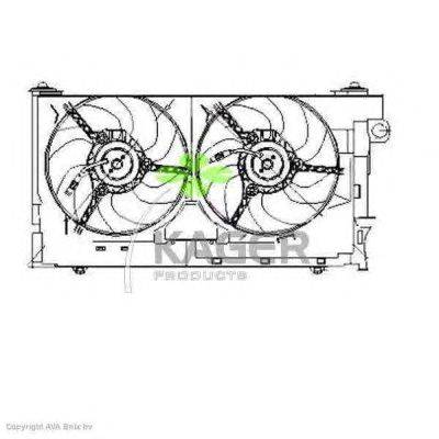 Вентилятор, охлаждение двигателя KAGER 32-2043