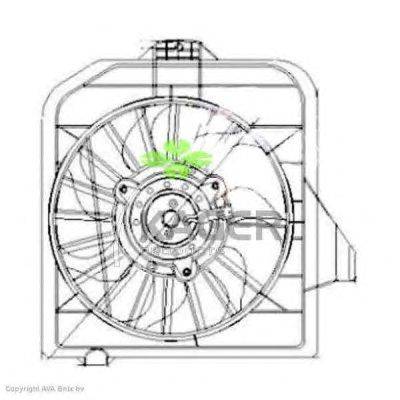 Вентилятор, охлаждение двигателя KAGER 322056