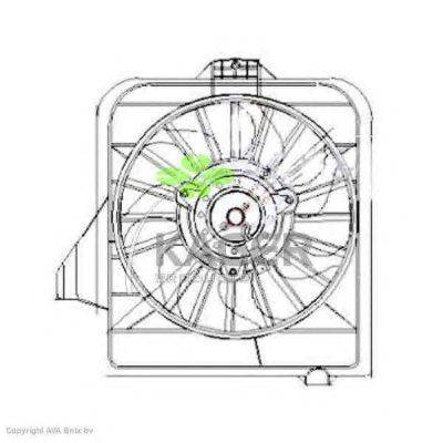 Вентилятор, охлаждение двигателя KAGER 322057