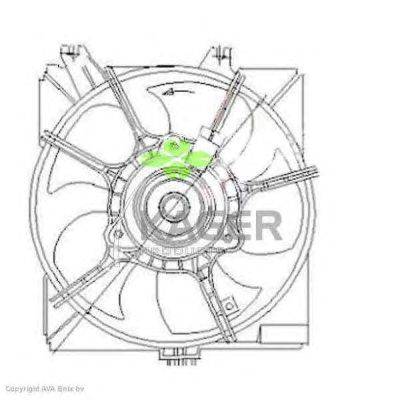 Вентилятор, охлаждение двигателя KAGER 32-2061