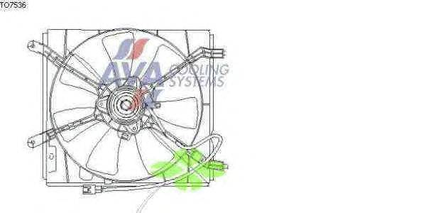 Вентилятор, охлаждение двигателя KAGER 32-2399