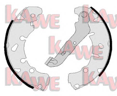 Комплект тормозных колодок KAWE 08170