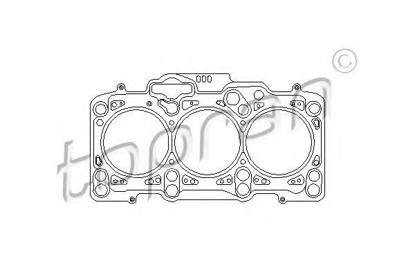 Прокладка, головка цилиндра TOPRAN 111141
