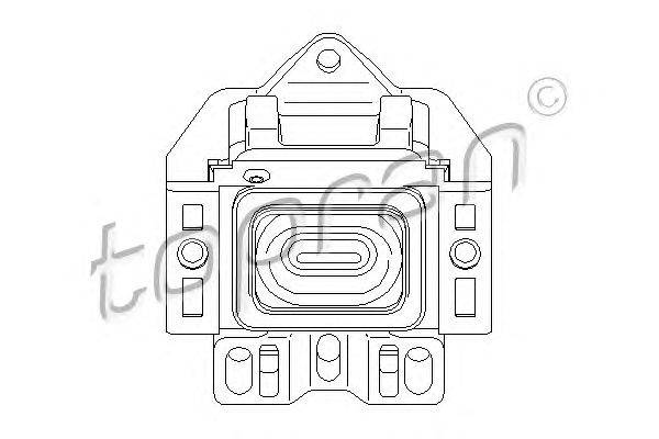 Подвеска, автоматическая коробка передач TOPRAN 111904