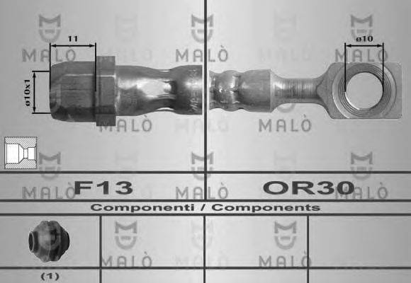 Тормозной шланг MALÒ 80633