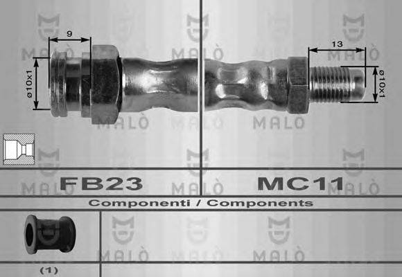 Тормозной шланг MALÒ 8350