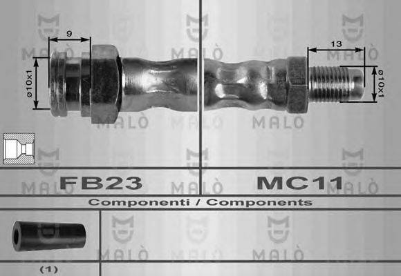 Тормозной шланг MALÒ 8926