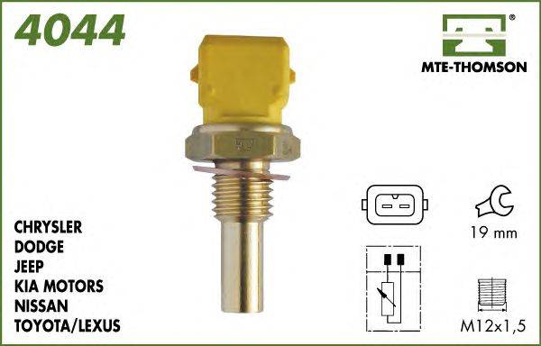 Датчик, температура охлаждающей жидкости MTE-THOMSON 4044