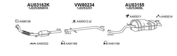 Система выпуска ОГ VENEPORTE 800368