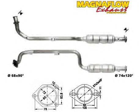 Катализатор MAGNAFLOW 75003